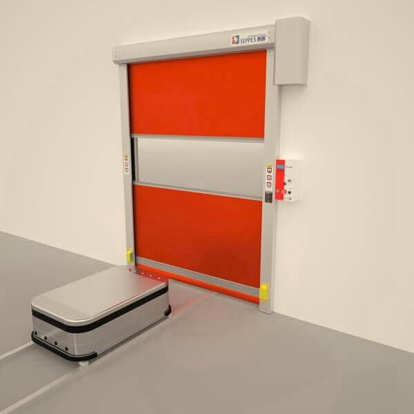 AGV小车与货淋快速卷帘门联动感应方案插图2
