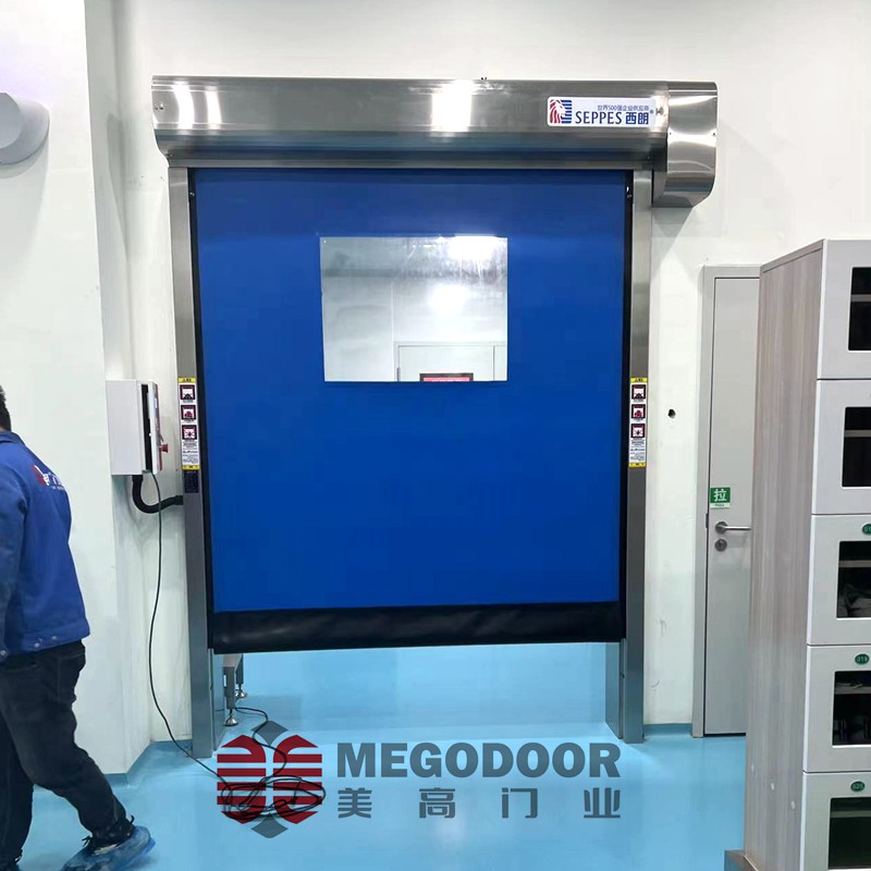苏州洁净车间专用拉链式快速卷帘门解决方案插图1
