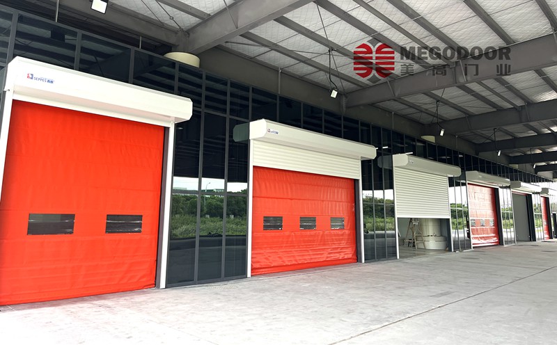 苏州张家港大型门洞背带式快速堆积门插图