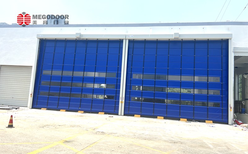 苏州张家港大型门洞背带式快速堆积门插图1