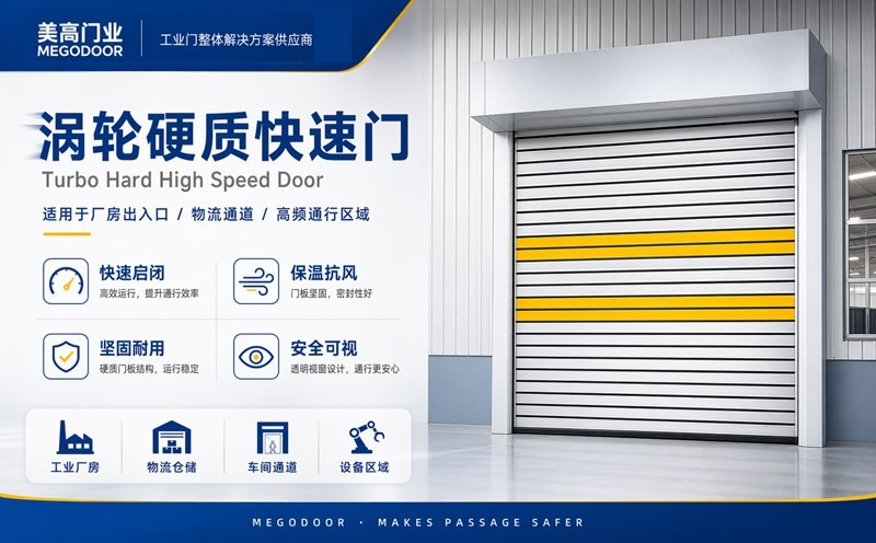 苏州车间物流门怎么选？美高门业推荐涡轮硬质快速门插图
